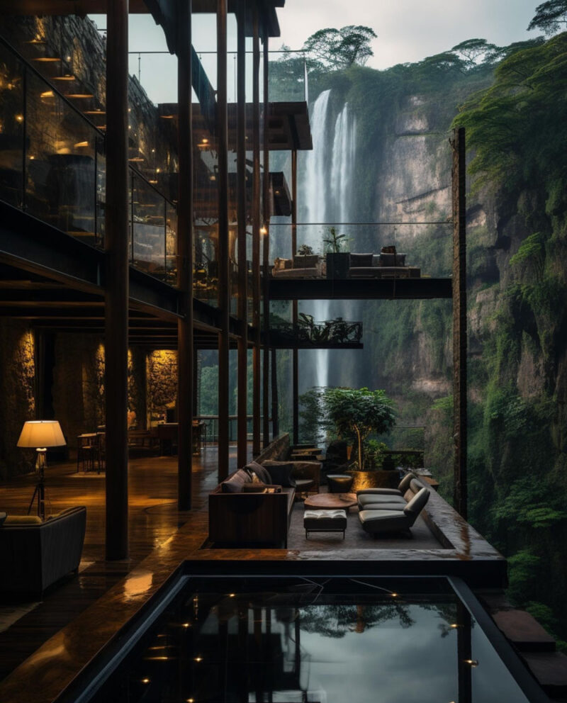 Modern Glass House Design: Enjoy The World Around You