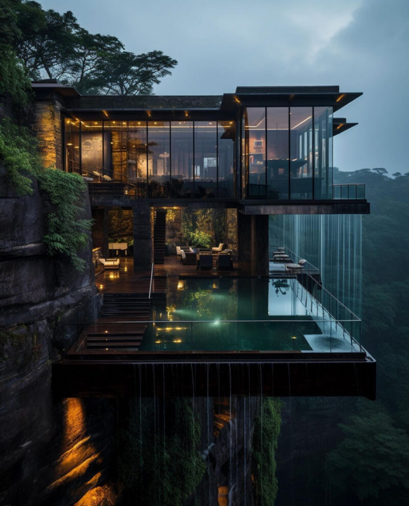 Modern Glass House Design: Enjoy The World Around You