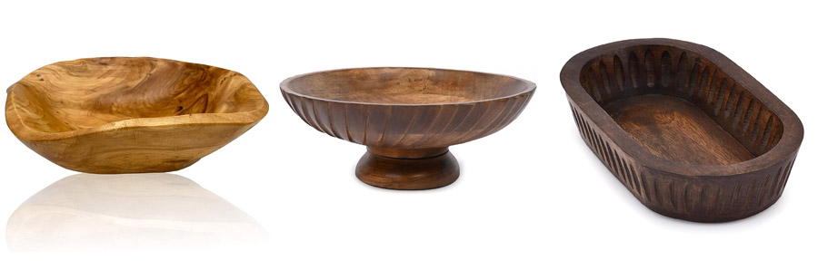 Decorative Wood Bowls