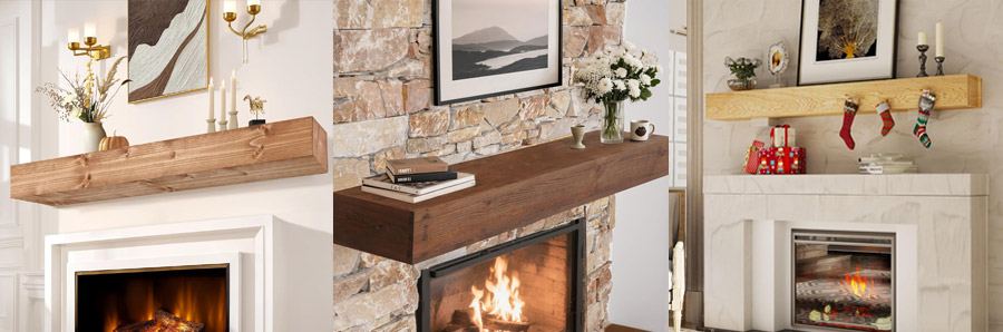 Floating Fireplace Mantle