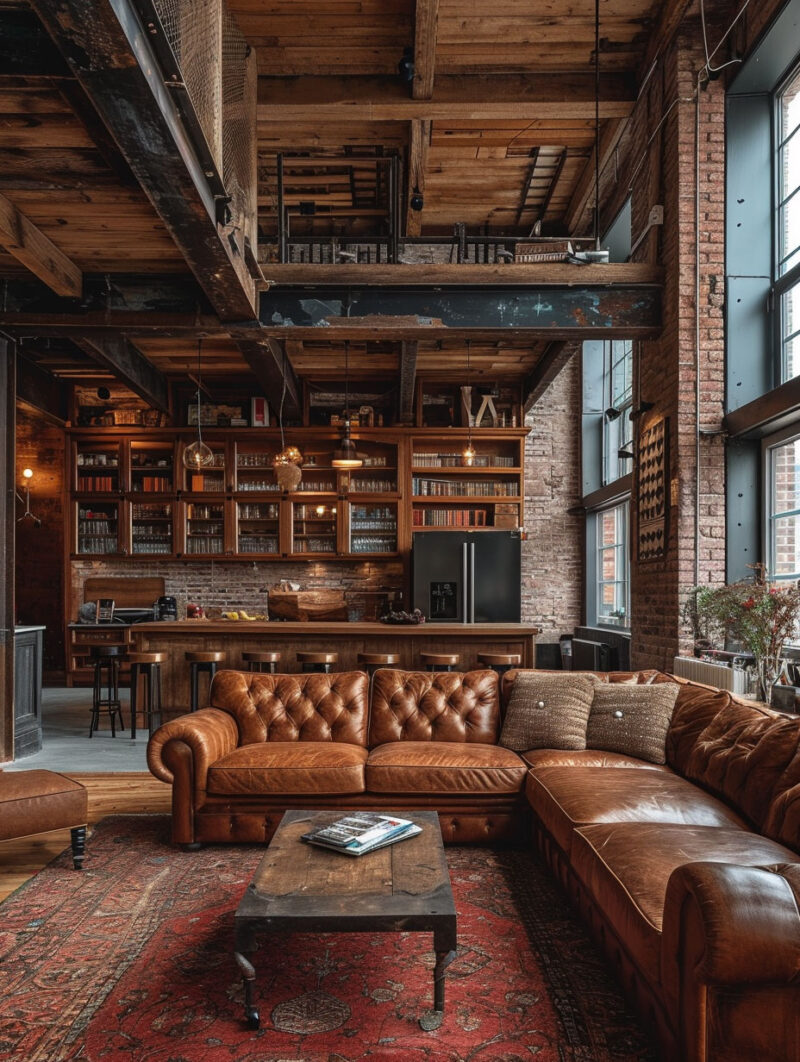 City Loft Designs - Wood, Metal, Leather and Brick