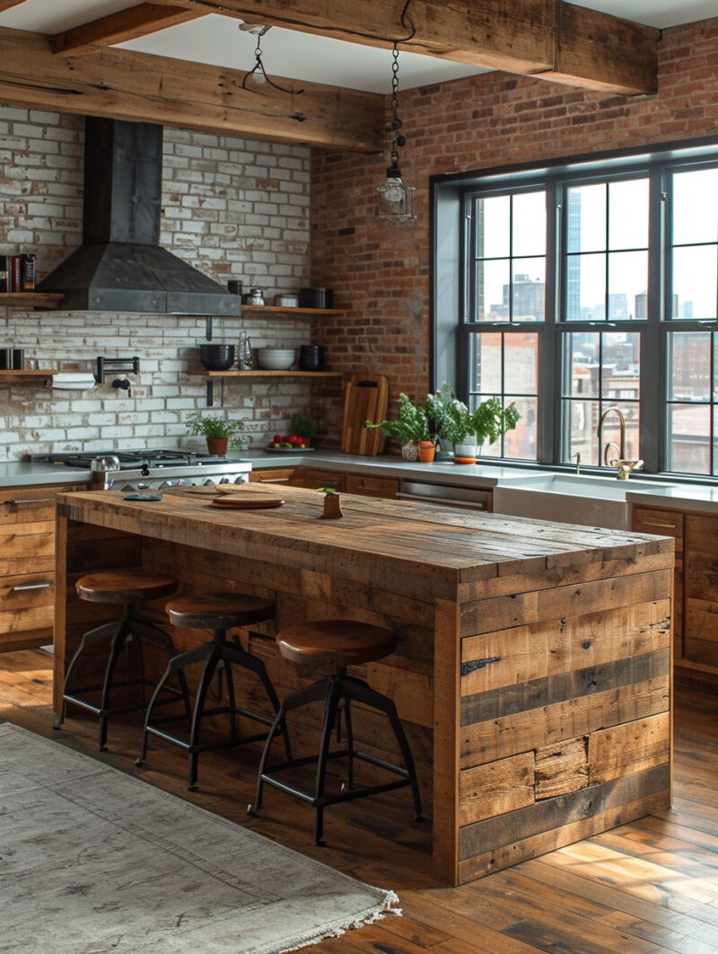 City Loft Design Texture Ideas Inspiration Reference: City Loft Designs Wood Metal Leather And Brick