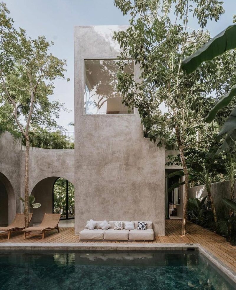 View of Modern Concrete Loft - A Hidden Oasis With A Modern Touch