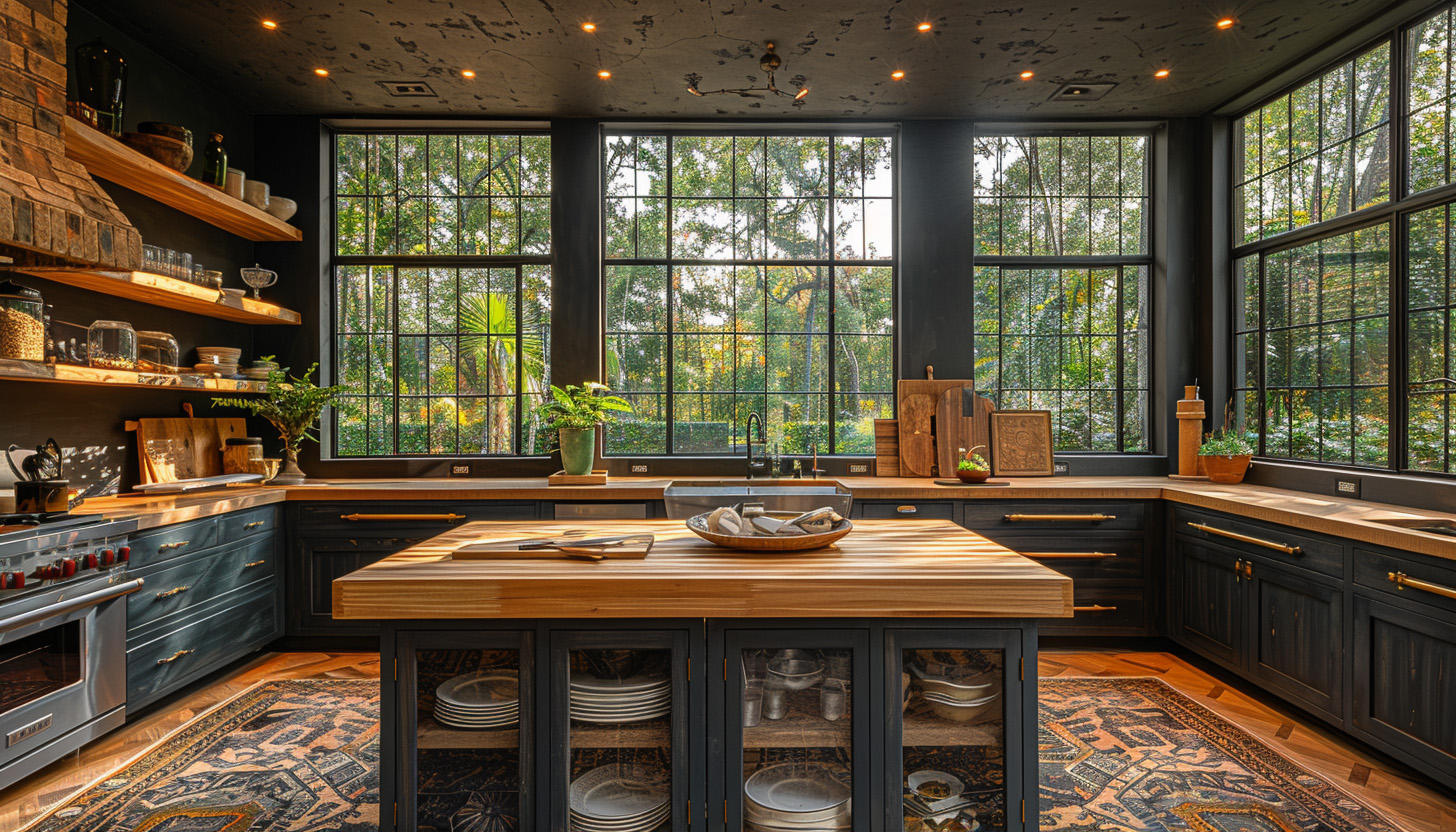 Story book home guest kitchen