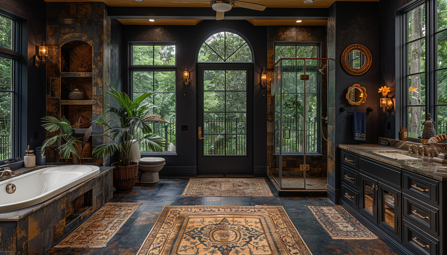 Story book home master bathroom