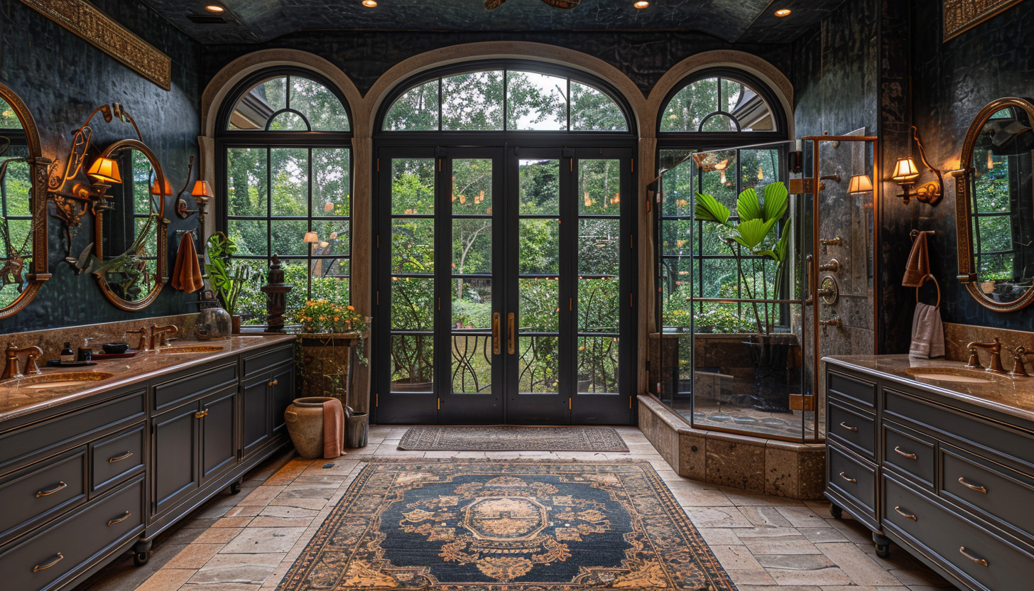 Story book home ornate bathroom