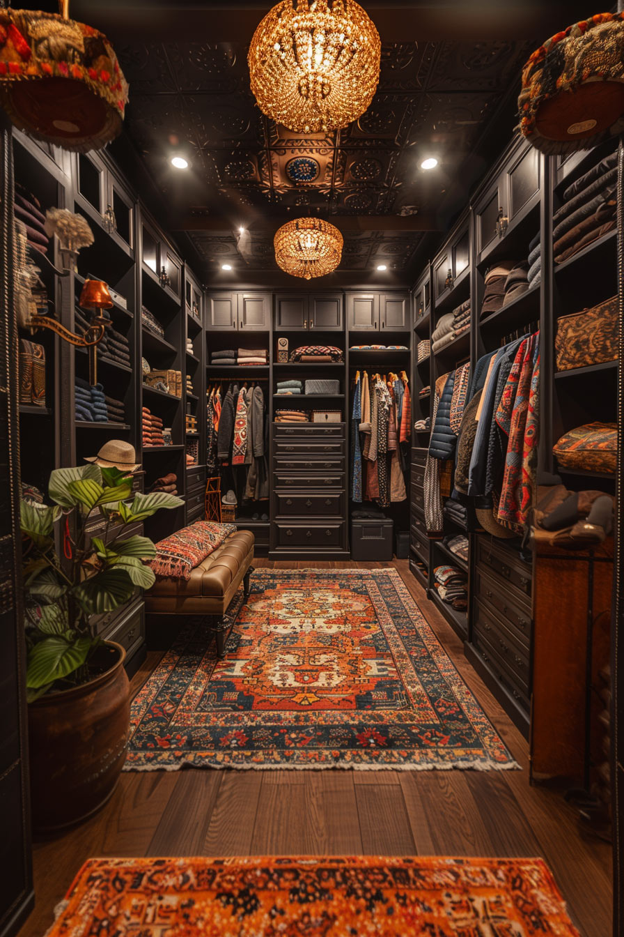 spanish-colonial full closet