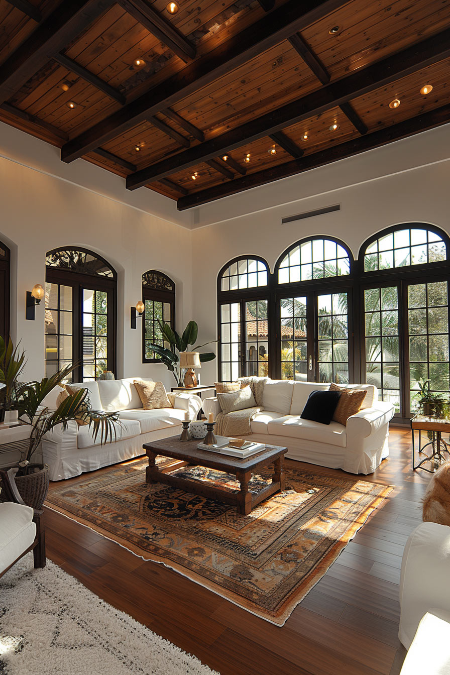 spanish-colonial main family room