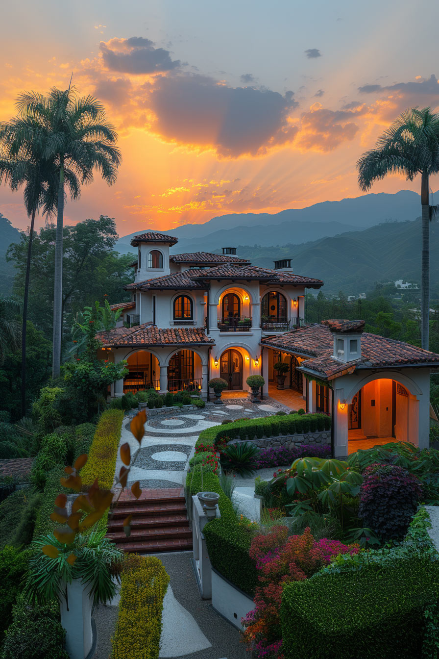 spanish-colonial outdoor front door