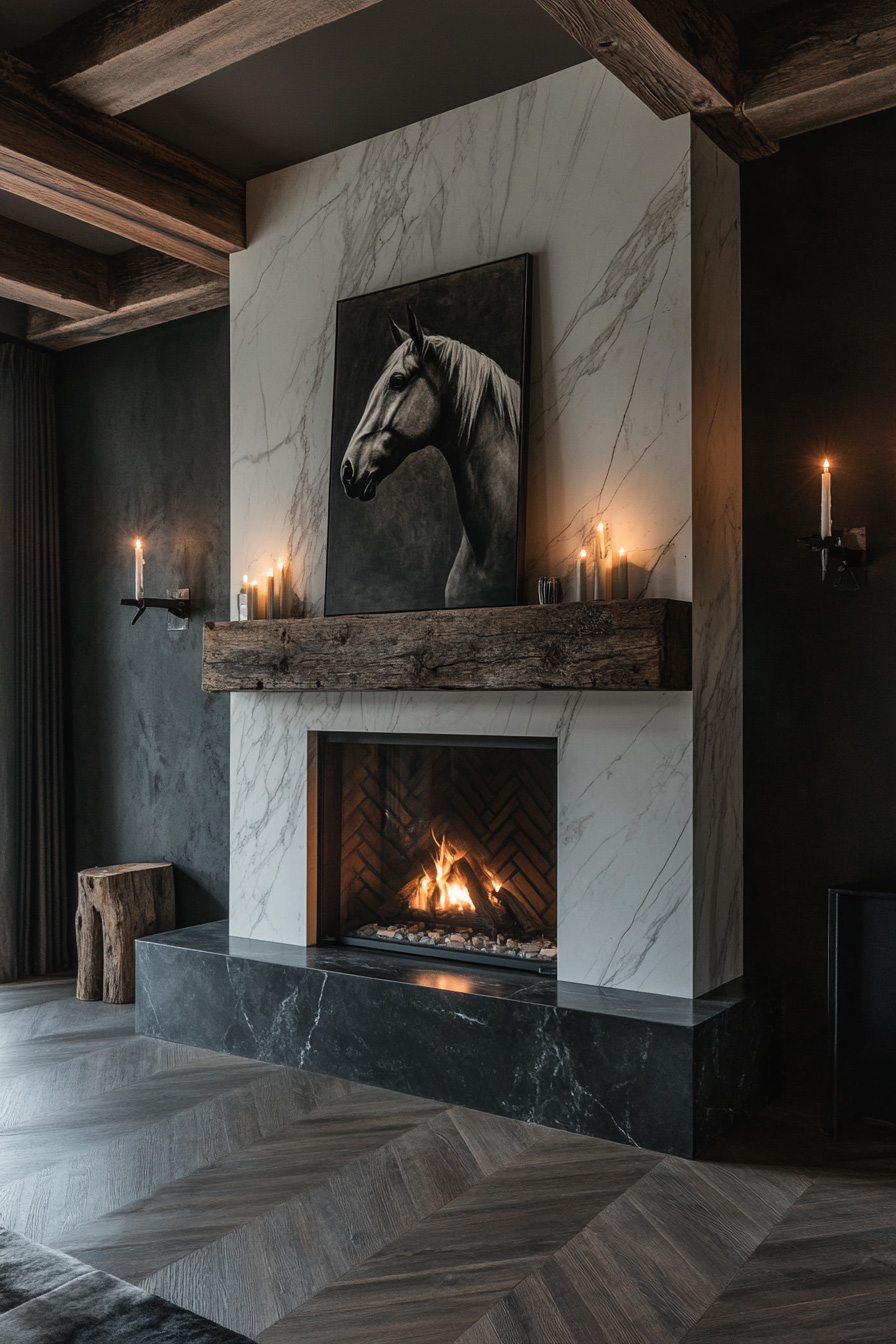 unique fireplace design