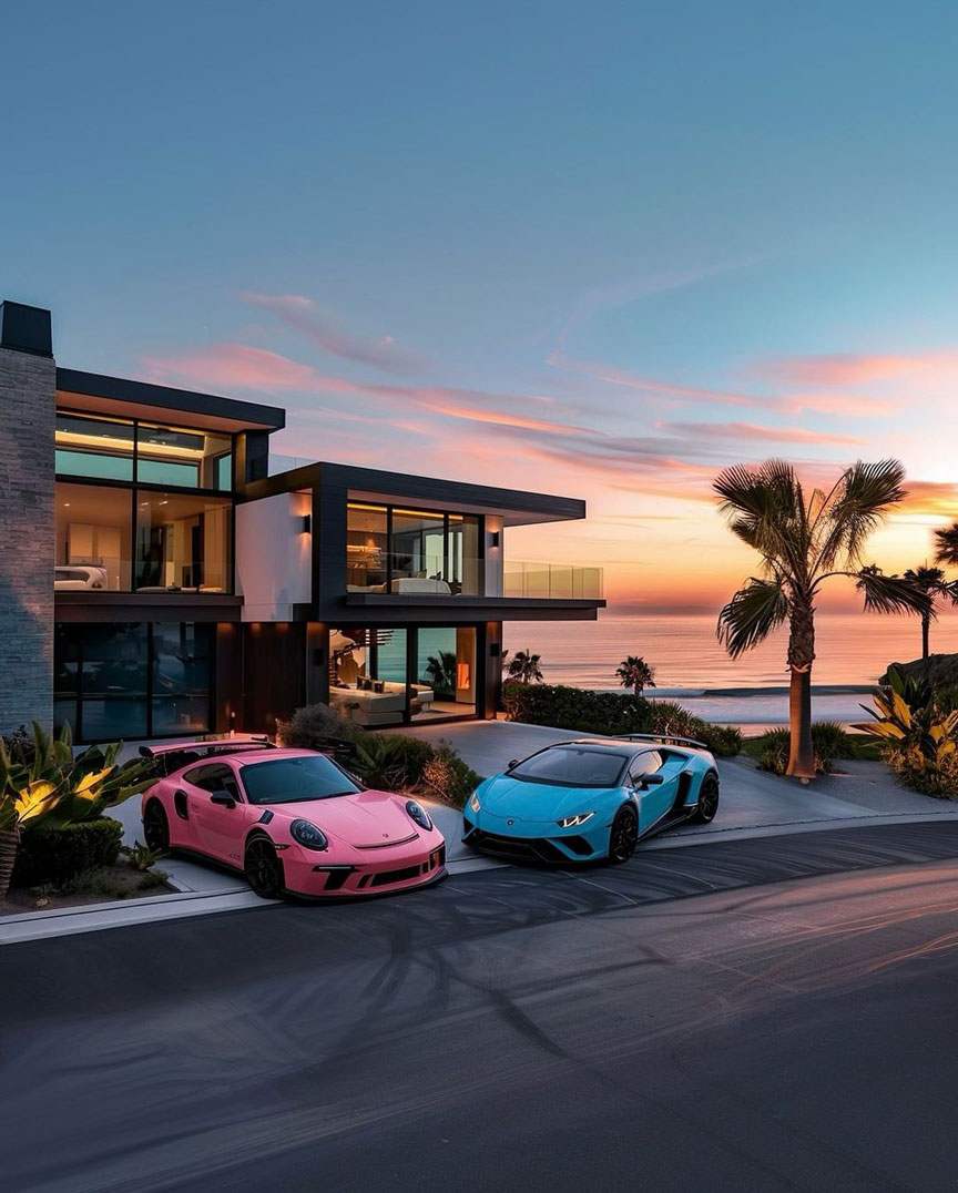 Malibu Beach House - Front Entrance