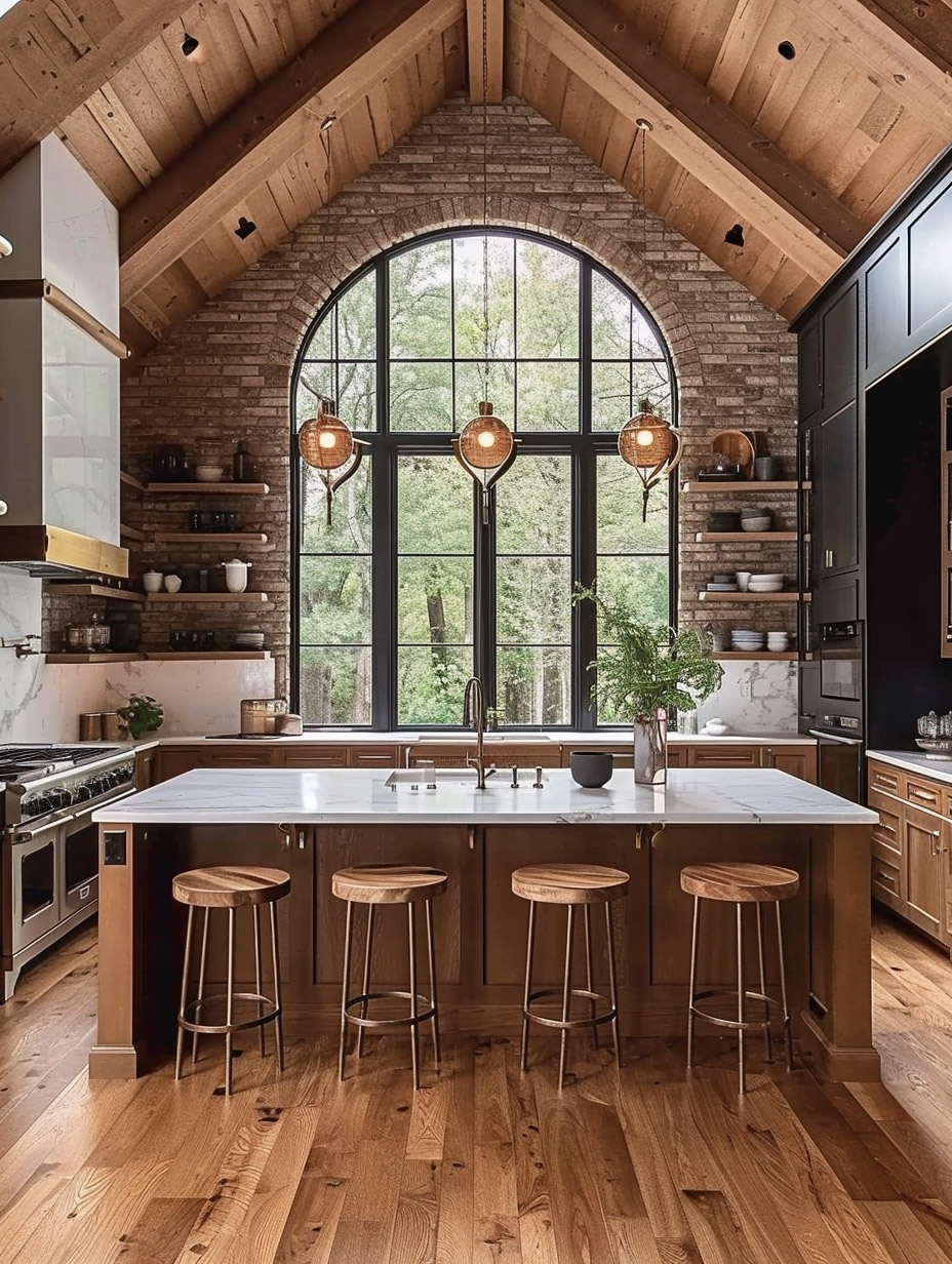 angled-wood-kitchen-