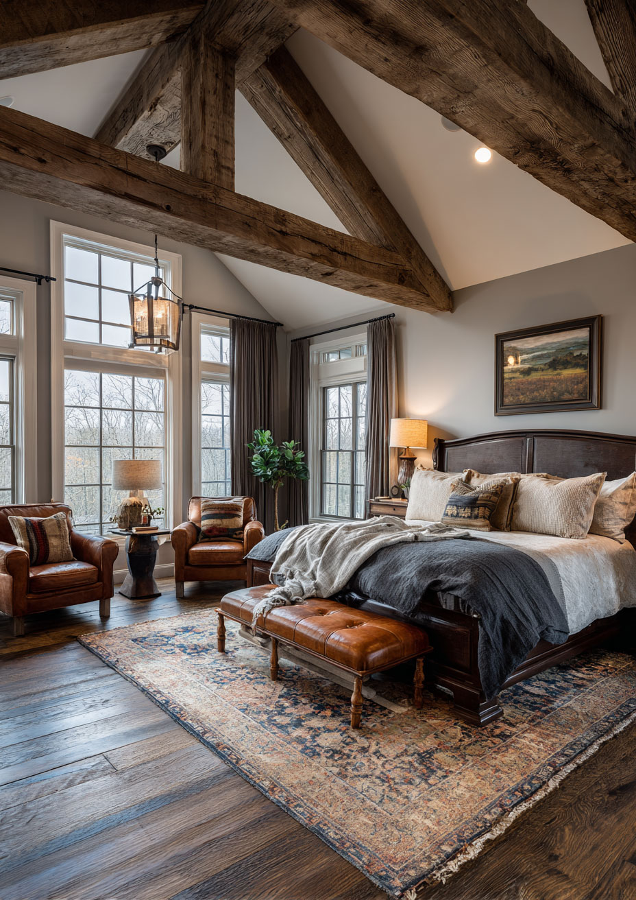 farmhouse-bedroom-accent-wall-ideas