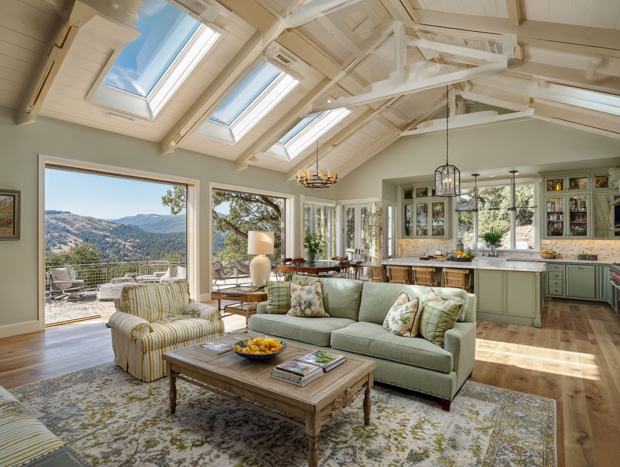 farmhouse lift style living room