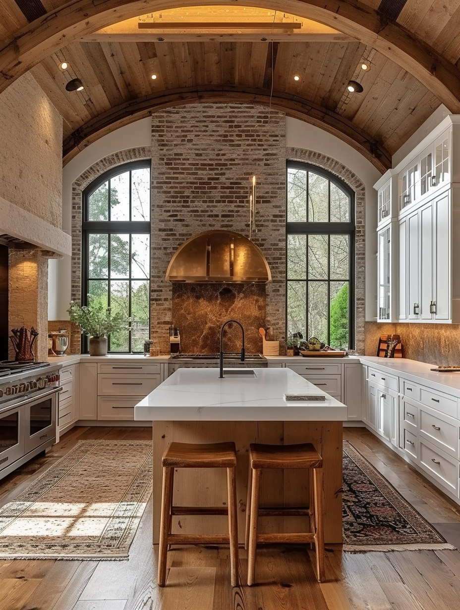 round-wood-kitchen-ceiling