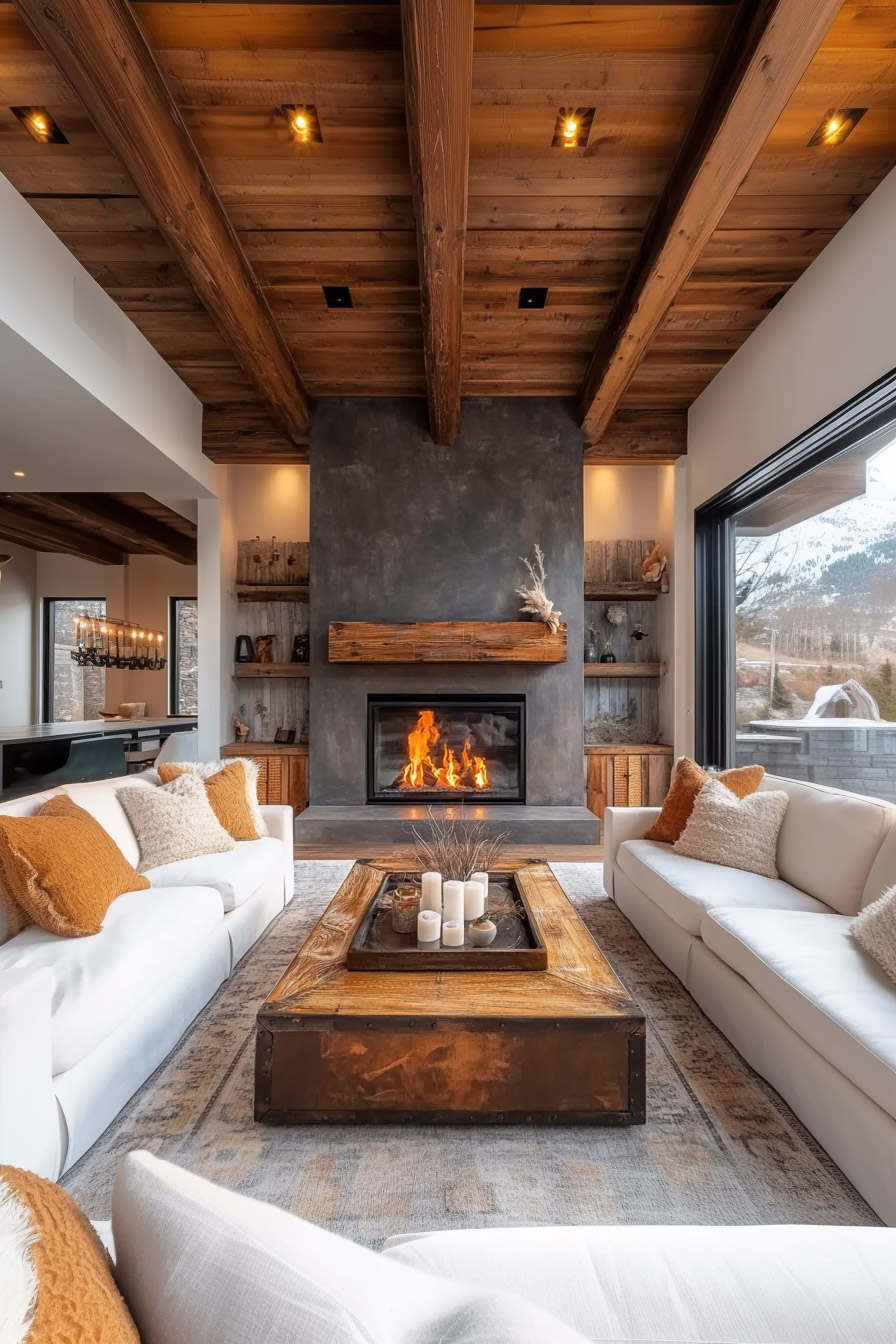 soft-wood-ceiling-wood-beams