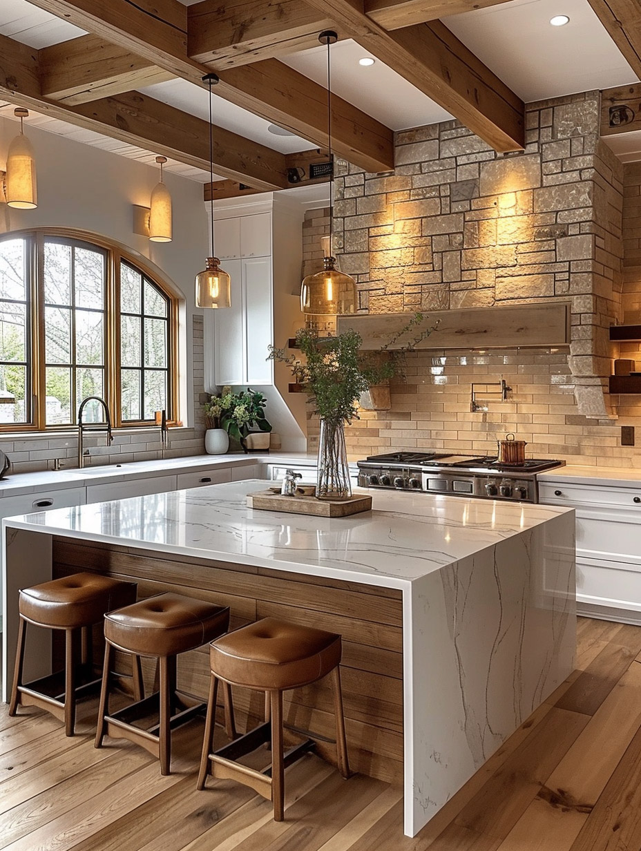 wood-beam-kitchen